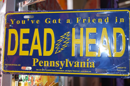 DeadHead Pennsylvania Metal Sign